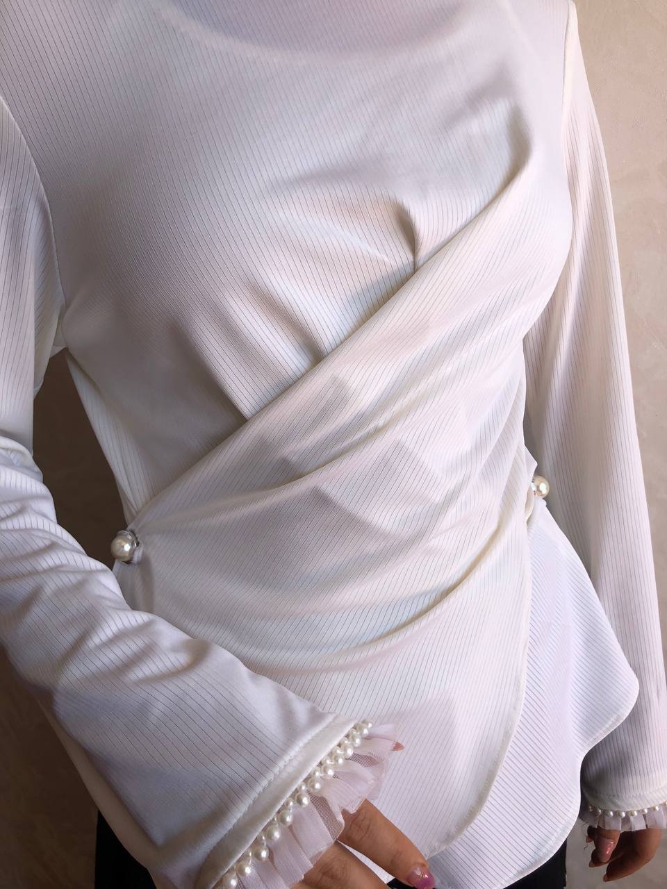 شومیز مجلسی سفید